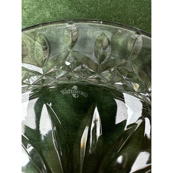 Waterford Crystal Rare Lismore 8-inch Accent Plates Excellent-Set of 2 - Picture 7 of 9